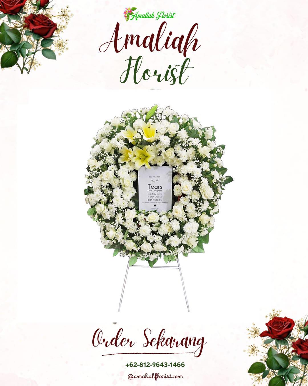 Krans Bunga Duka Semampir